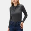 Wren Dream Knit Top - Anthracite