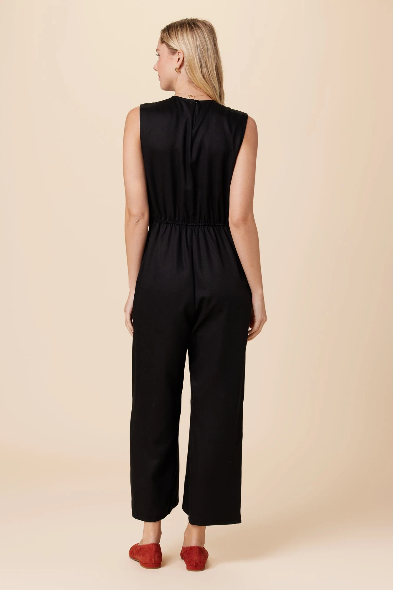 Cayenne Tencel Jumpsuit - Black 5 Cayenne Tencel Jumpsuit - Black - Image 3