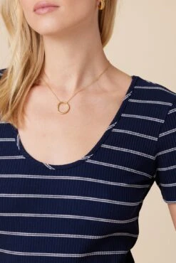 Juniper Paris Rib Dress - Pippa Stripe -Deals Zesty Vex Store 10142 Juniper Pipa Stripe 4