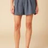 Larisa Tencel Twill Short - Slate 2 Larisa Tencel Twill Short - Slate -Deals Zesty Vex Store 10159 Larisa Short Slate 1