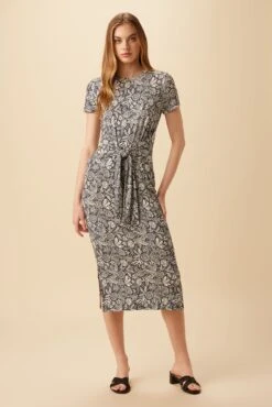 Colombe Viscose Knit Dress - Nina Black