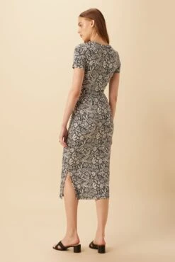 Colombe Viscose Knit Dress - Nina Black -Deals Zesty Vex Store 10176 SS Colombe Viscose Knit Nina Black 3