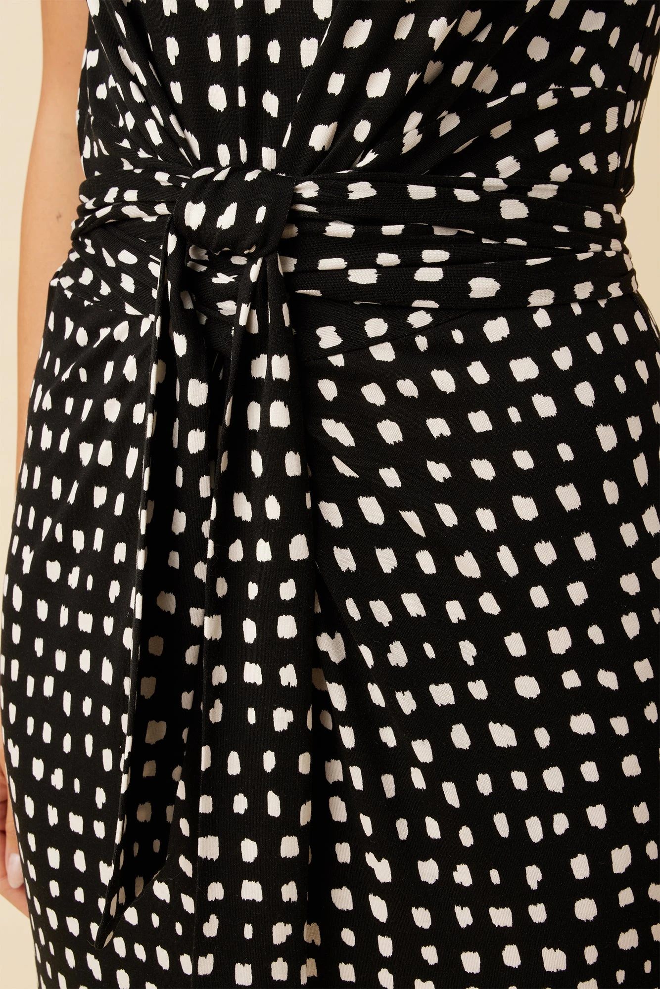 Castile Reverie Knit Dress - Valencia Dot Black 6 Castile Reverie Knit Dress - Valencia Dot Black - Image 4