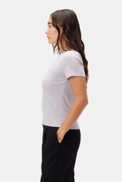 Eleanor Baby Rib Tee - Lilac -Deals Zesty Vex Store 10194 Eleanor Lilac 2