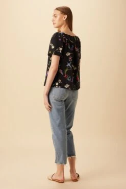 Donna Washable Silk Blouse - Marin Floral -Deals Zesty Vex Store 10206 Donna Marin Floral 3