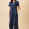 Bijou Denim Tencel Jumpsuit - Indigo -Deals Zesty Vex Store 10211 Bijou Tencel Indigo 1