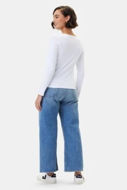 Deacon Baby Rib Top - White -Deals Zesty Vex Store 10233 Deacon White 3