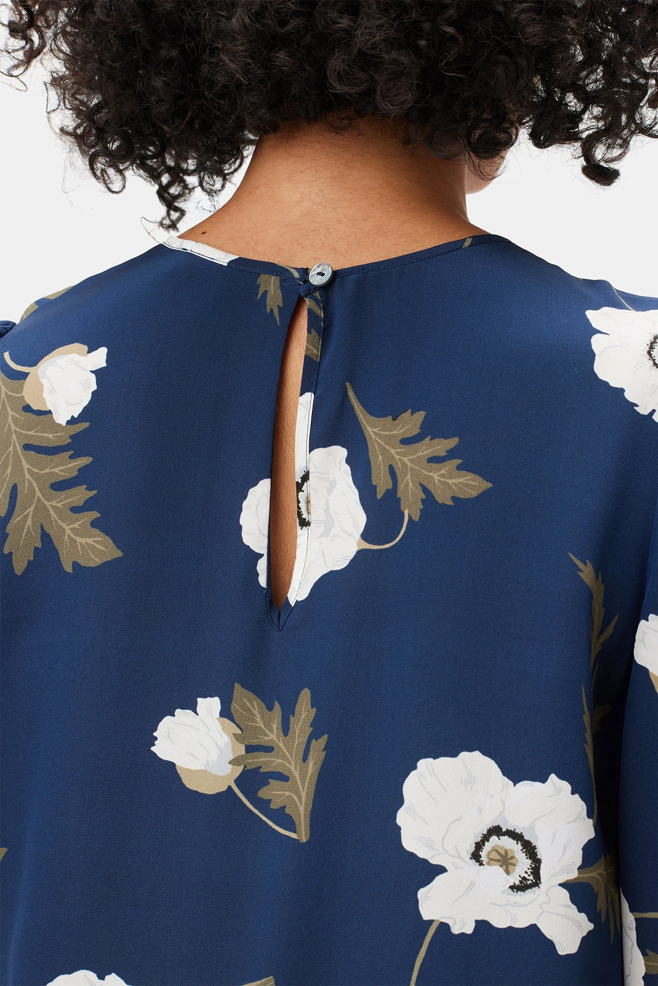 Darla 3/4 Sleeve Washable Silk Dress - Luna 7 Darla 3/4 Sleeve Washable Silk Dress - Luna - Image 5