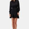Malta Dress - Black -Deals Zesty Vex Store 10269 Malta Pin Tuck Black 1