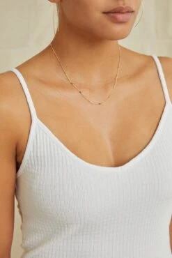 Thea Pointelle Rib Tank - White - ReAmour -Deals Zesty Vex Store 1063TheaWhite 5908 web 17cccdbc 7113 4f26 b3bb 5488830e784e