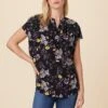 Renata Washable Silk Blouse - French Jardin Black -Deals Zesty Vex Store 1068 Renata French Jardin Black 1 485a4a03 ec71 476b 817d 5532f252d769
