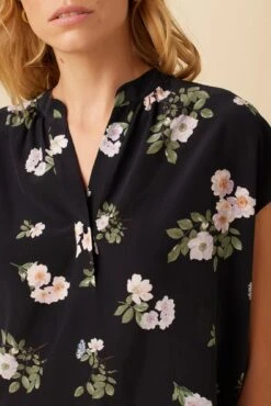 Renata Washable Silk Blouse - Ladera Floral -Deals Zesty Vex Store 1068 Renata Ladera Floral 4