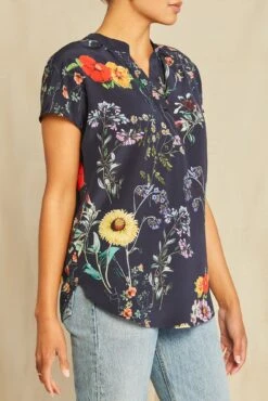 Renata Washable Silk Blouse - Provence Floral -Deals Zesty Vex Store 1068 Renata Provence 3775 web 04e7d13f 7daa 430f 9037 d0f610d0056c