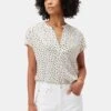 Renata Washable Silk Blouse - Doucet Dot Ivory 1 Renata Washable Silk Blouse - Doucet Dot Ivory -Deals Zesty Vex Store 1068 Renata Silk Doucet Dot Ivory 1