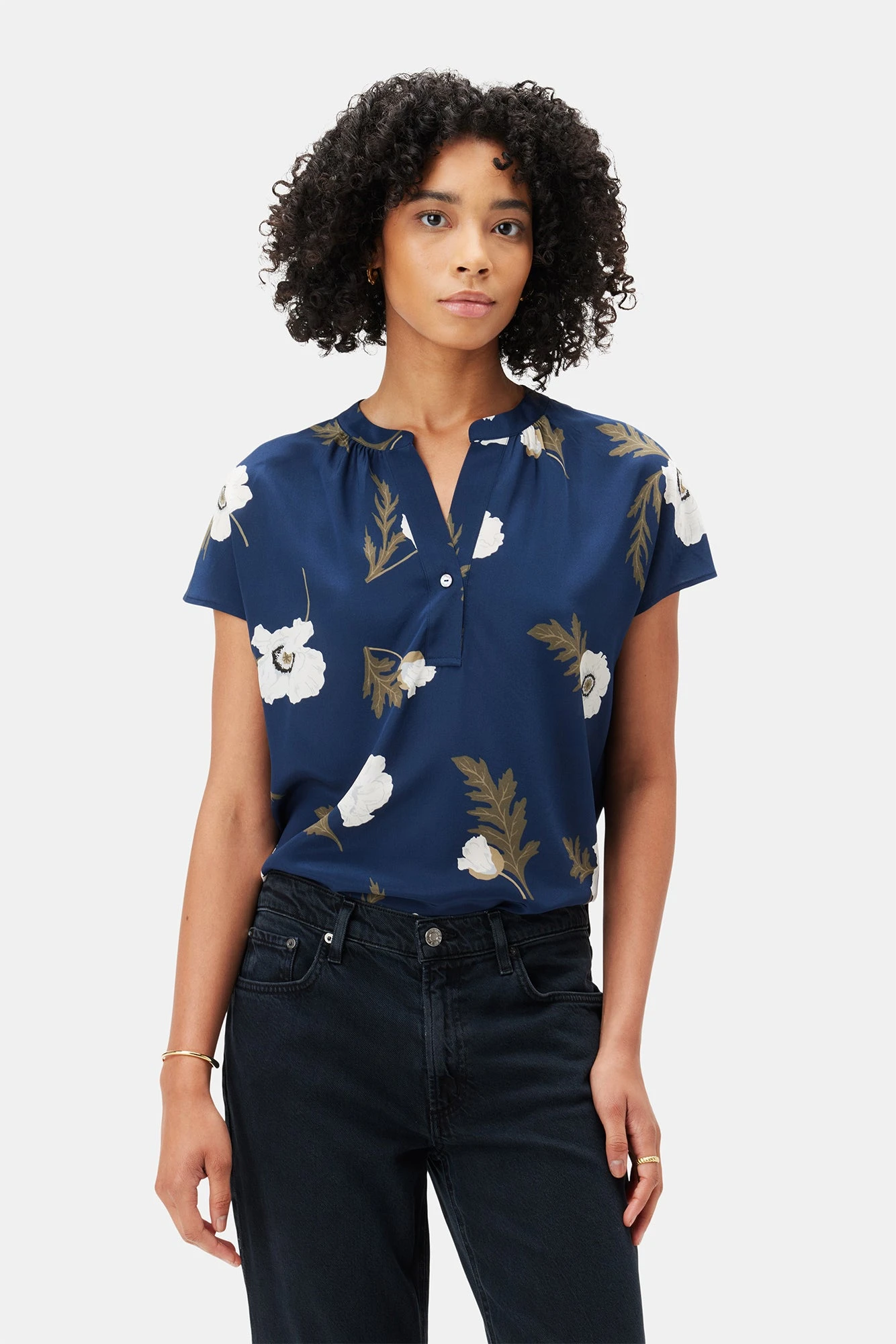 Renata Washable Silk Blouse - Luna 3 Renata Washable Silk Blouse - Luna