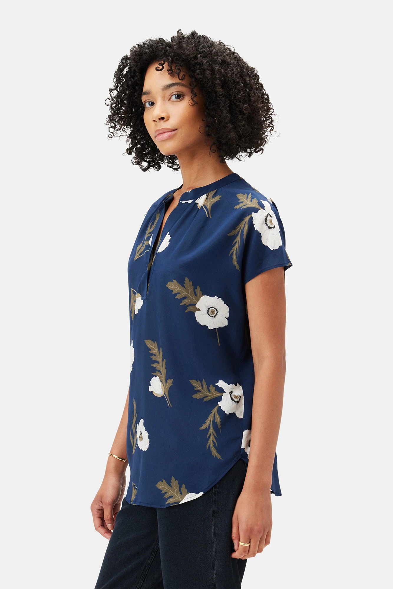 Renata Washable Silk Blouse - Luna 4 Renata Washable Silk Blouse - Luna - Image 2