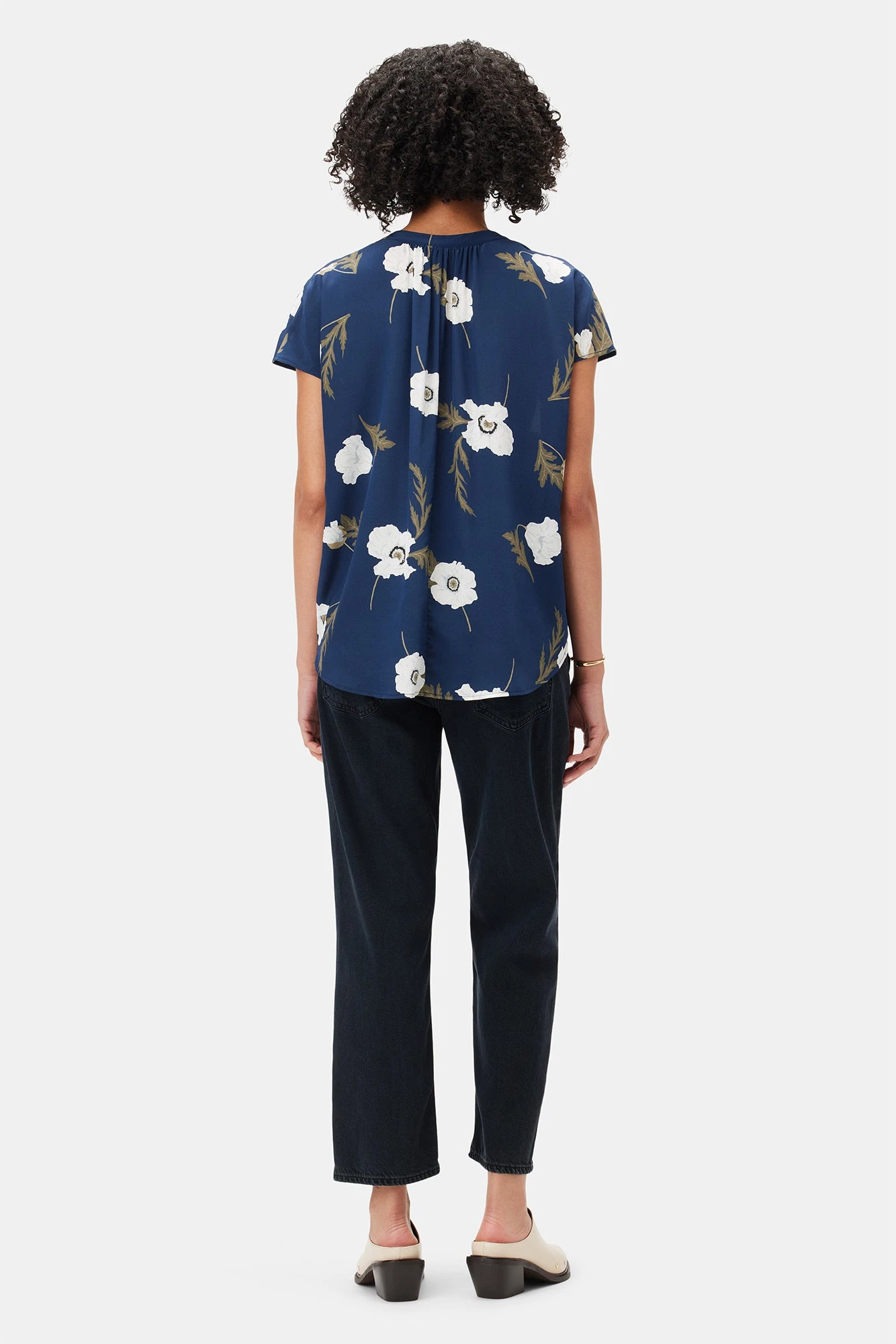 Renata Washable Silk Blouse - Luna 5 Renata Washable Silk Blouse - Luna - Image 3