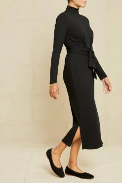 Castile Paris Rib Dress -Deals Zesty Vex Store 1080 Castile Paris Rib Black 13949 web