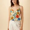 Barlow Washable Silk Cami - Devon Floral -Deals Zesty Vex Store 11 10163 Barlow Silk Devon Floral 1