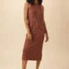 Brantley Paris Rib Dress - Earth 1 Brantley Paris Rib Dress - Earth -Deals Zesty Vex Store 12 10193 Brantley Earth 1