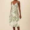 Varden Washable Silk Dress - Silverwood Floral -Deals Zesty Vex Store 1593 Varden Silverwood Floral 1