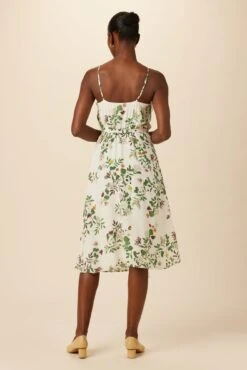 Varden Washable Silk Dress - Silverwood Floral -Deals Zesty Vex Store 1593 Varden Silverwood Floral 3