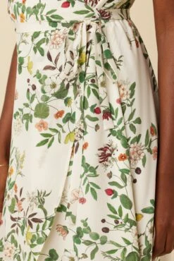 Varden Washable Silk Dress - Silverwood Floral -Deals Zesty Vex Store 1593 Varden Silverwood Floral 4