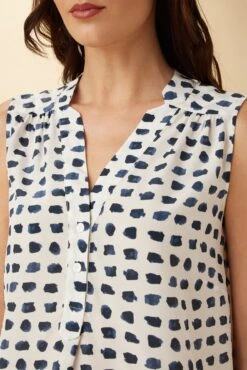 Amy Washable Silk Blouse - Squared Up White -Deals Zesty Vex Store 18 10209 SL Amy Squared Up White 4