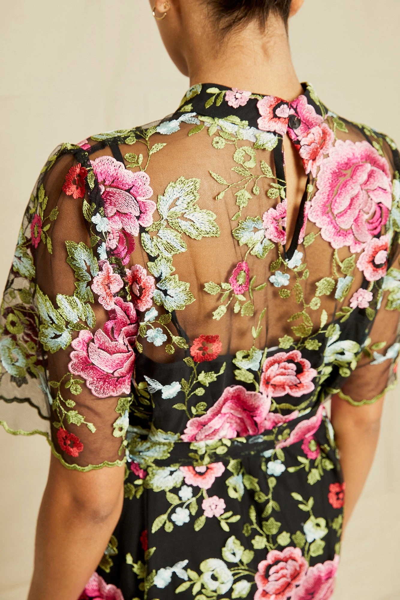 Brielle Upcycled Dress - Simone Floral 6 Brielle Upcycled Dress - Simone Floral - Image 4