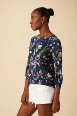 Issa Viscose Knit Tee - Gemini Navy -Deals Zesty Vex Store 26 Issa Viscose Gemini Navy 2