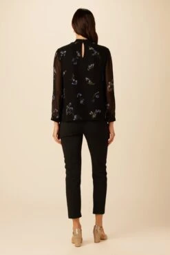 Jeanne Chiffon Blouse - Nahlia Floral -Deals Zesty Vex Store 27 10155 Jeanne Chiffon Nahlia Floral 3