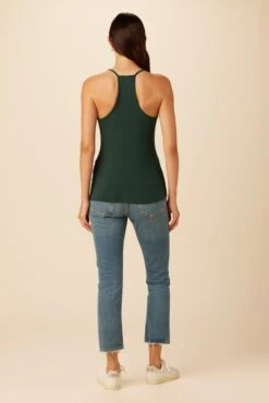 Jada Dream Rib Tank - Darkest Spruce -Deals Zesty Vex Store 29 1329 Jada Darkest Spruce 3