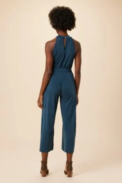 Georgina Tencel Luxe Jumpsuit - Azure -Deals Zesty Vex Store 30 6670 Georgina OL ONLY Azure 3