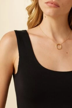 Iris Dream Knit Tank - Black -Deals Zesty Vex Store 4012 Iris Scoop Neck Tank Black 4