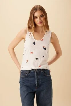 Laurence Reverie Slub Tank - Terrazzo - ReAmour