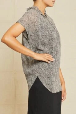 Maisie Nouveau Silk Blouse - Snow Leopard -Deals Zesty Vex Store 6065 Maisie Snow Leopard 00375 web cc316da5 4335 4d17 aa55 466789ad5442