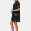 Darla Washable Silk Dress - Osaka Floral -Deals Zesty Vex Store 703 Darla Osaka Floral 2
