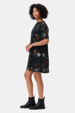 Darla Washable Silk Dress - Osaka Floral