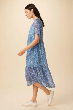 Ravello Nouveau Silk Dress - Brooklyn Floral -Deals Zesty Vex Store 7545 Ravello Brooklyn 2