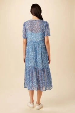 Ravello Nouveau Silk Dress - Brooklyn Floral -Deals Zesty Vex Store 7545 Ravello Brooklyn 3