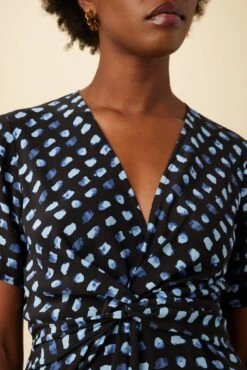 Fantasia Washable Silk Jumpsuit - Squared Up Black -Deals Zesty Vex Store 7551 Fantasia Squared Up Black 4