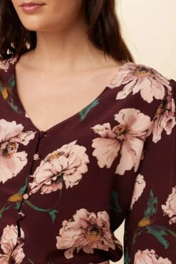 Heidi Washable Silk Blouse - Paysage Sepia -Deals Zesty Vex Store 7904 Heidi Paysage Sepia 4