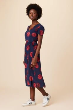 Ellie Washable Silk Dress - Albany Floral -Deals Zesty Vex Store 7912R1 Ellie Albany Floral 2