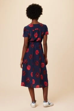 Ellie Washable Silk Dress - Albany Floral -Deals Zesty Vex Store 7912R1 Ellie Albany Floral 3
