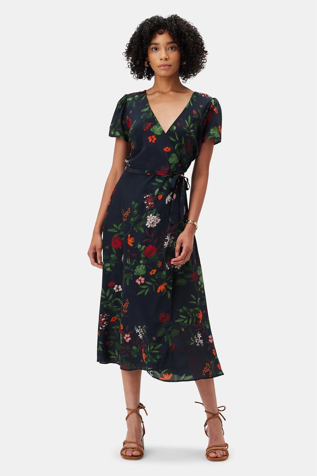 Ellie Washable Silk Dress - Osaka Floral 3 Ellie Washable Silk Dress - Osaka Floral