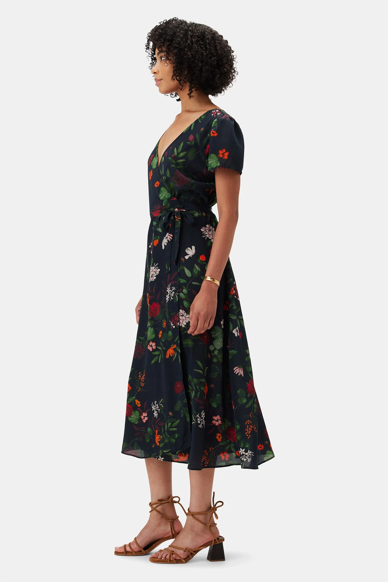 Ellie Washable Silk Dress - Osaka Floral 4 Ellie Washable Silk Dress - Osaka Floral - Image 2