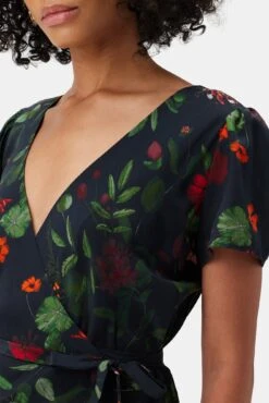 Ellie Washable Silk Dress - Osaka Floral 10 Ellie Washable Silk Dress - Osaka Floral -Deals Zesty Vex Store 7912 Ellie Osaka 4