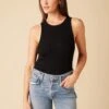 Jillian Dream Rib Tank - Black -Deals Zesty Vex Store 7928 Jillian Black 1