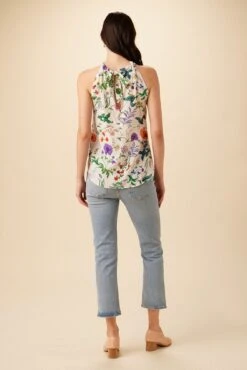 Hayden Washable Silk Blouse - Stella Floral White 9 Hayden Washable Silk Blouse - Stella Floral White -Deals Zesty Vex Store 7934 Hayden Stella White 3