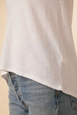 Sadie Reverie Slub Tank - White -Deals Zesty Vex Store 7951 Sadie White 4